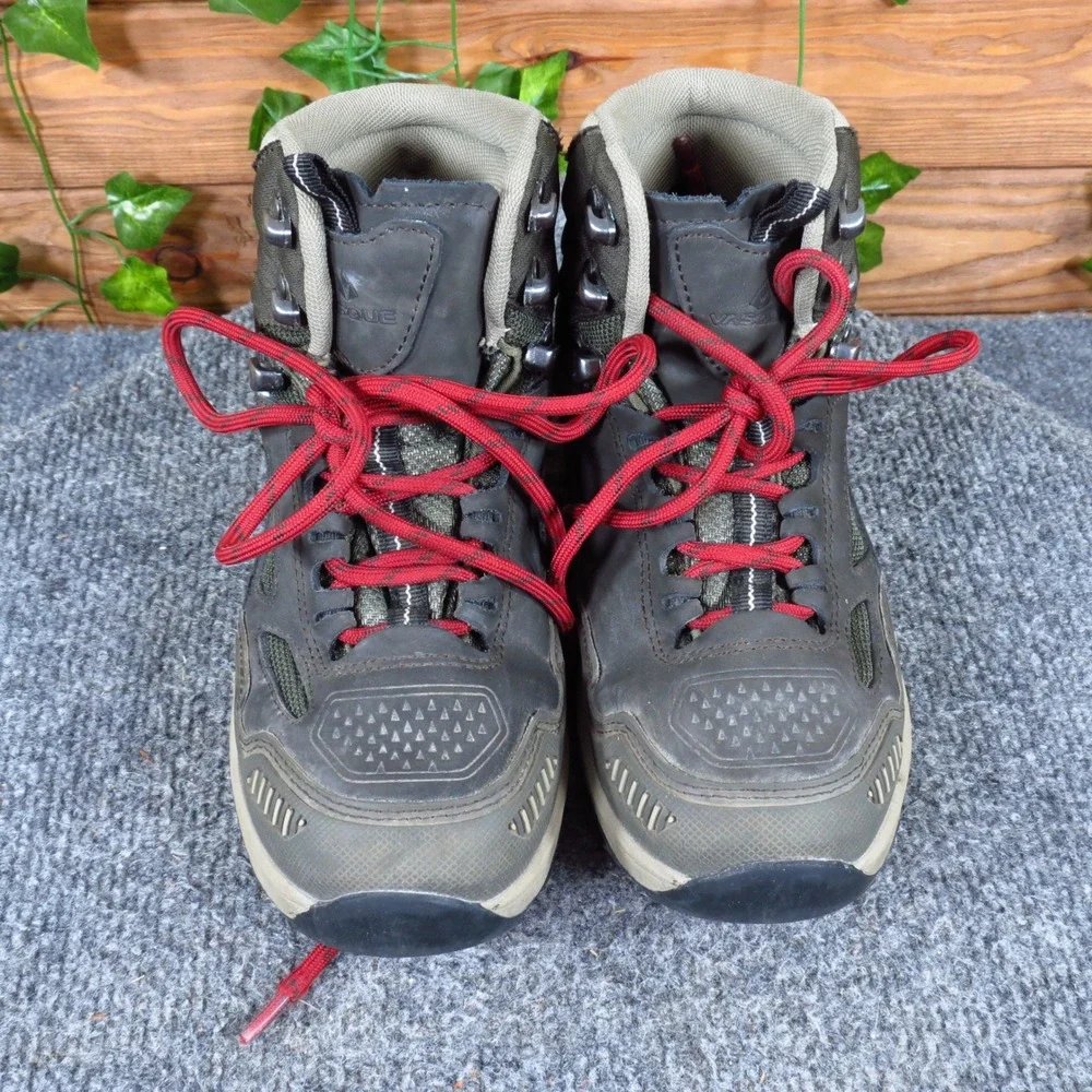 Vasque Breeze AT UltraDry Kids Hiking Boots Size 1 Outdoor Trail Brown Red